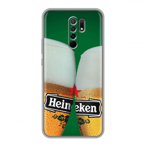 Дизайнерский силиконовый чехол для Xiaomi RedMi 9 Heineken