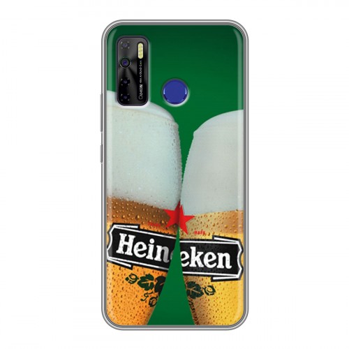 Дизайнерский силиконовый чехол для Tecno Camon 15 Heineken