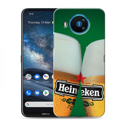 Дизайнерский силиконовый чехол для Nokia 8.3 Heineken