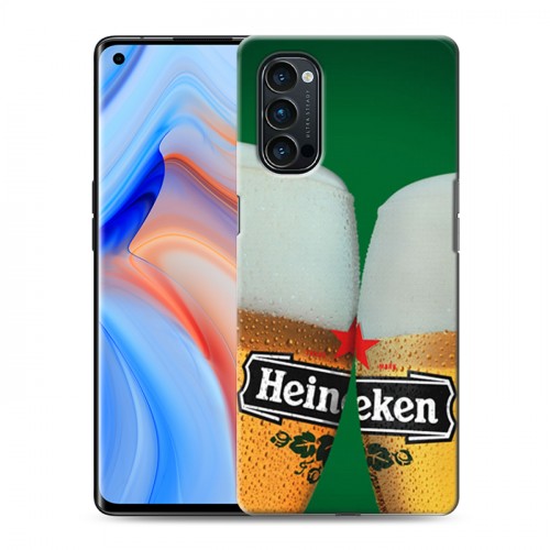 Дизайнерский пластиковый чехол для OPPO Reno4 Pro Heineken