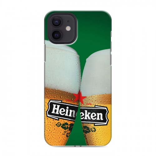 Дизайнерский силиконовый чехол для Iphone 12 Heineken