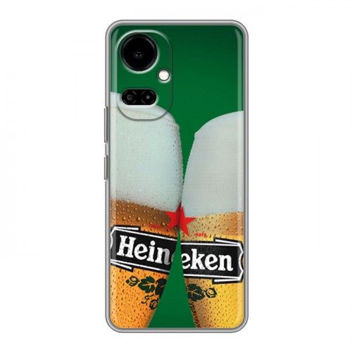 Дизайнерский силиконовый чехол для Tecno Camon 19 Heineken