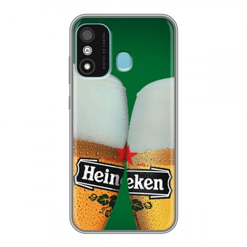 Дизайнерский силиконовый чехол для Itel A27 Heineken