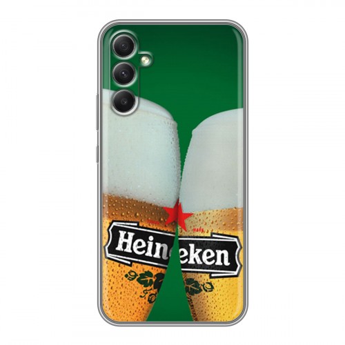 Дизайнерский пластиковый чехол для Samsung Galaxy A34 5G Heineken
