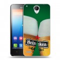 Дизайнерский пластиковый чехол для Lenovo S890 Heineken