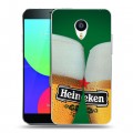 Дизайнерский пластиковый чехол для Meizu MX4 Heineken