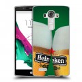 Дизайнерский пластиковый чехол для LG G4 Heineken