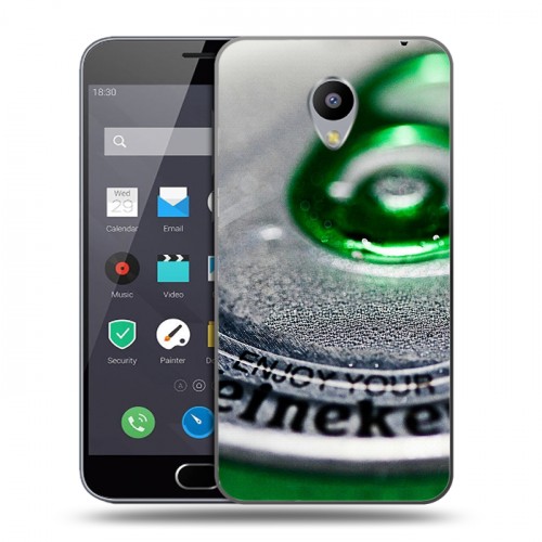 Дизайнерский пластиковый чехол для Meizu M2 Note Heineken