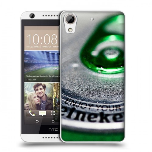Дизайнерский пластиковый чехол для HTC Desire 626 Heineken