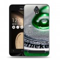 Дизайнерский пластиковый чехол для ASUS Zenfone Go Heineken