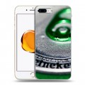 Дизайнерский пластиковый чехол для Iphone 7 Plus / 8 Plus Heineken