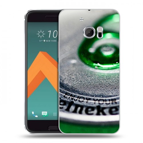 Дизайнерский пластиковый чехол для HTC 10 Heineken