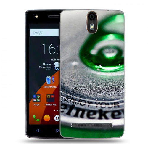 Дизайнерский силиконовый чехол для Wileyfox Storm Heineken