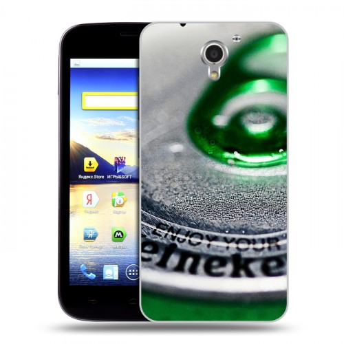 Дизайнерский пластиковый чехол для ZTE Blade A510 Heineken