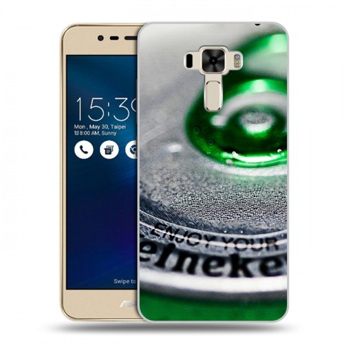 Дизайнерский пластиковый чехол для Asus ZenFone 3 Laser Heineken