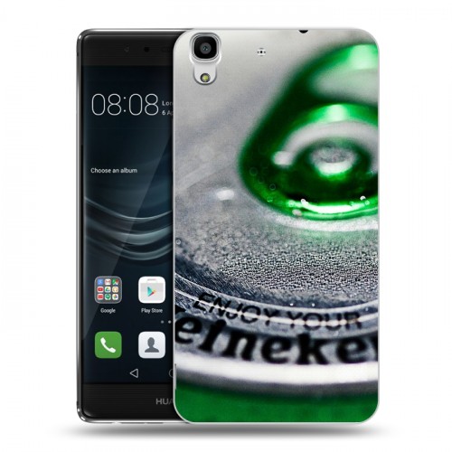 Дизайнерский пластиковый чехол для Huawei Y6II Heineken