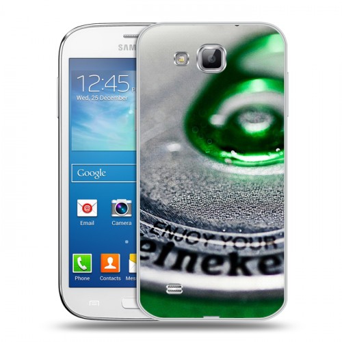 Дизайнерский пластиковый чехол для Samsung Galaxy Premier Heineken