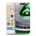 Дизайнерский пластиковый чехол для ZTE Blade V8 Heineken