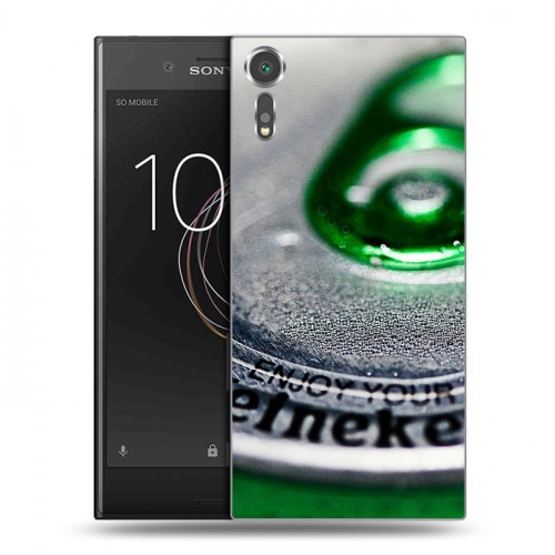 Дизайнерский пластиковый чехол для Sony Xperia XZs Heineken