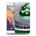 Дизайнерский пластиковый чехол для HTC One X10 Heineken