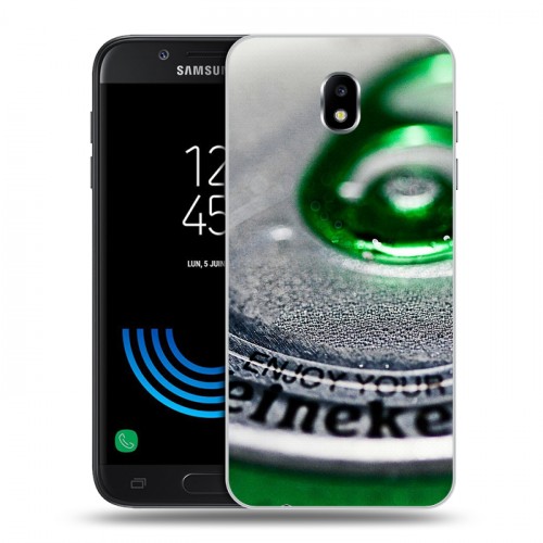 Дизайнерский пластиковый чехол для Samsung Galaxy J5 (2017) Heineken