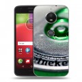 Дизайнерский силиконовый чехол для Motorola Moto E4 Plus Heineken