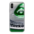 Дизайнерский силиконовый чехол для Iphone x10 Heineken