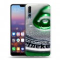 Дизайнерский силиконовый с усиленными углами чехол для Huawei P20 Pro Heineken