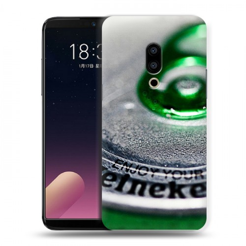 Дизайнерский пластиковый чехол для Meizu 15 Plus Heineken