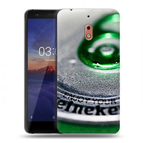 Дизайнерский пластиковый чехол для Nokia 2.1 Heineken