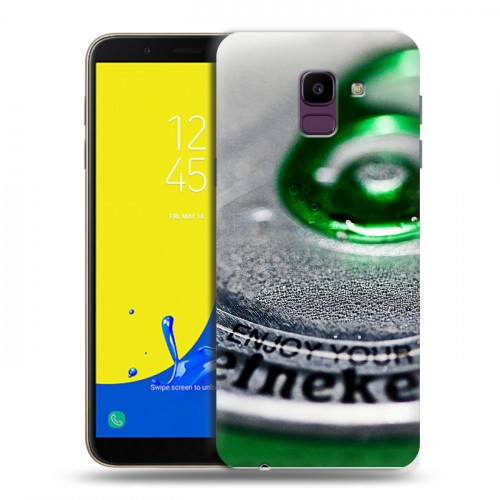 Дизайнерский пластиковый чехол для Samsung Galaxy J6 Heineken