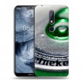 Дизайнерский пластиковый чехол для Nokia 6.1 Plus Heineken