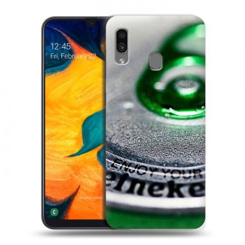 Дизайнерский силиконовый чехол для Samsung Galaxy A30 Heineken