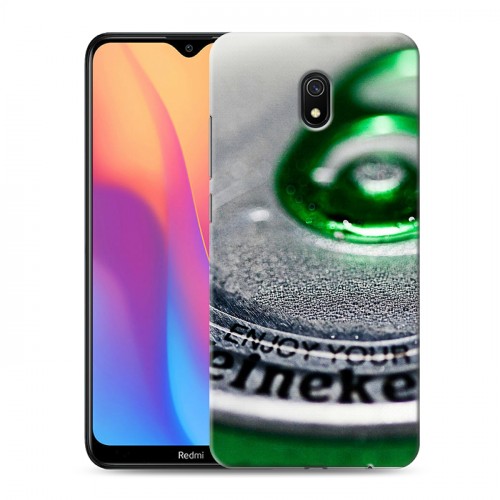 Дизайнерский силиконовый с усиленными углами чехол для Xiaomi RedMi 8A Heineken