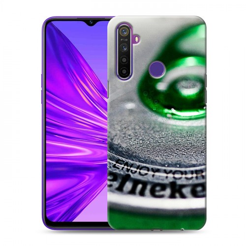 Дизайнерский силиконовый чехол для Realme 5 Heineken