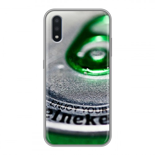 Дизайнерский силиконовый чехол для Samsung Galaxy M01 Heineken