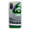 Дизайнерский силиконовый чехол для Tecno Camon 15 Heineken