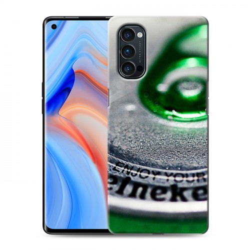 Дизайнерский пластиковый чехол для OPPO Reno4 Pro Heineken