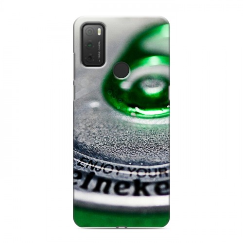 Дизайнерский силиконовый чехол для Alcatel 3L (2021) Heineken