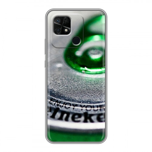 Дизайнерский пластиковый чехол для Xiaomi Redmi 10C Heineken
