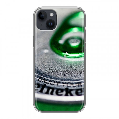 Дизайнерский пластиковый чехол для Iphone 14 Plus Heineken