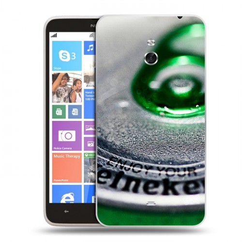 Дизайнерский пластиковый чехол для Nokia Lumia 1320 Heineken