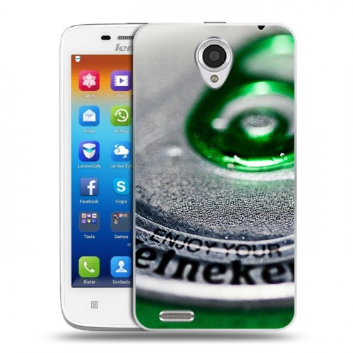 Дизайнерский пластиковый чехол для Lenovo S650 Ideaphone Heineken