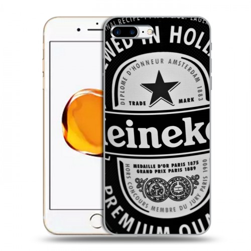 Дизайнерский пластиковый чехол для Iphone 7 Plus / 8 Plus Heineken