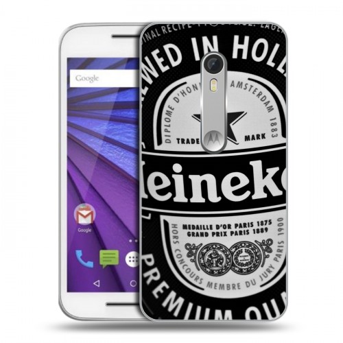 Дизайнерский пластиковый чехол для Lenovo Moto G Heineken