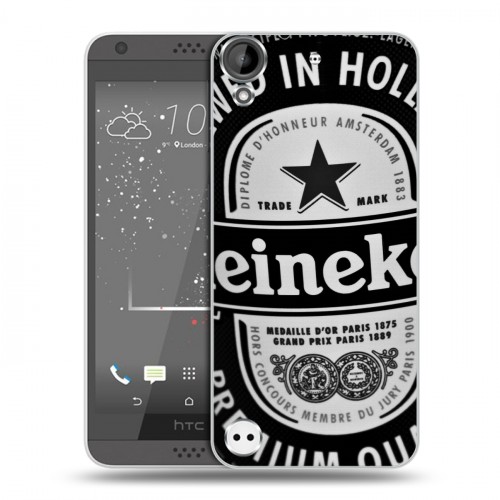 Дизайнерский пластиковый чехол для HTC Desire 530 Heineken