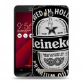Дизайнерский силиконовый чехол для ASUS Zenfone Go 5.5 Heineken