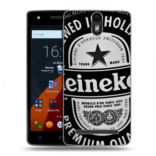 Дизайнерский силиконовый чехол для Wileyfox Storm Heineken