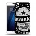 Дизайнерский пластиковый чехол для Meizu U20 Heineken