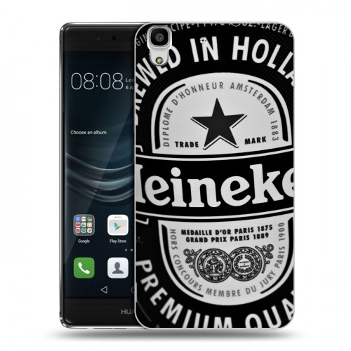 Дизайнерский пластиковый чехол для Huawei Y6II Heineken